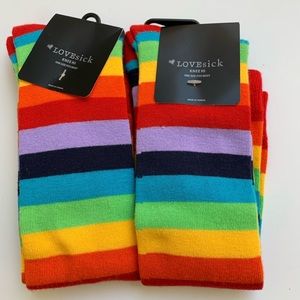Knee High Rainbow Color Socks